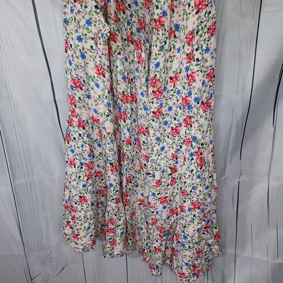 Umgee strapless boho floral wide leg jumpsuit - Picture 8 of 14